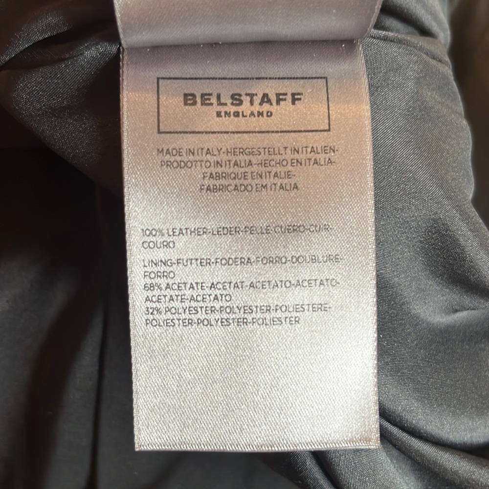Belstaff England pleated leather mini skirt - Picture 6 of 7